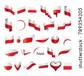 Poland flag, vector illustration