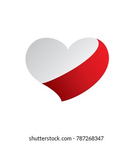 Poland flag, vector illustration