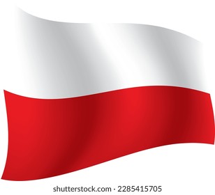 POLAND FLAG vector, large poland flag