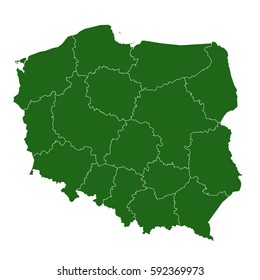 poland green map