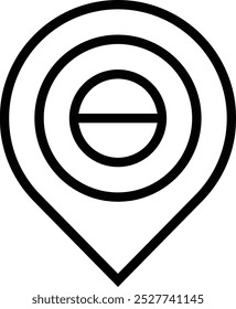icono de Polonia. Diseño de estilo lineal delgado aislado sobre fondo blanco