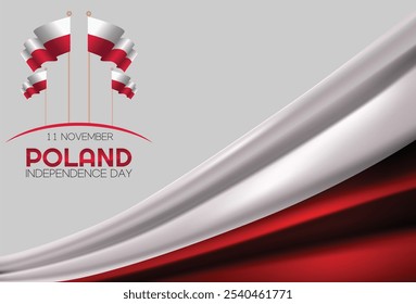 Poland independence day vector design . Poland independence day greeting card design perfect for poster , card , design , web marketing 