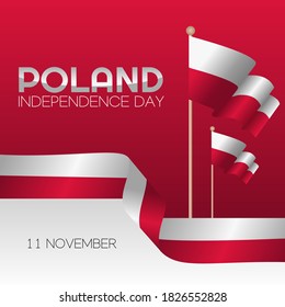 Poland Independence Day Vector Illustration. Suitable for greeting card poster and banner.