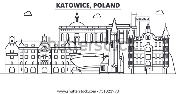 Suchen Sie Nach Polen Katowice Architektur Linie Skyline Illustration Lineares Stockbildern In Hd Und Millionen Weiteren Lizenzfreien Stockfotos Illustrationen Und Vektorgrafiken In Der Shutterstock Kollektion Jeden Tag Werden Tausende Neue