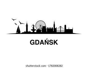 Gdańsk Poland Landscape City Skyline