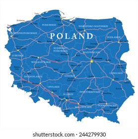 Poland map