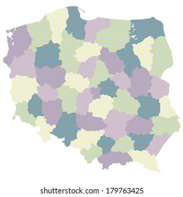 Poland map Country