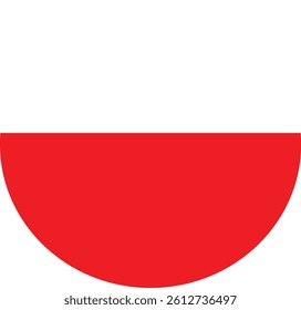 Poland Map And Vector Flag Design Stock Photo