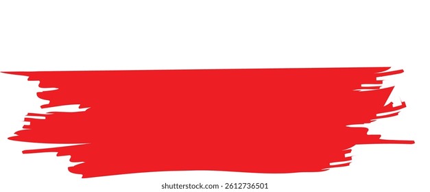 Poland Map And Vector Flag Design Stock Photo