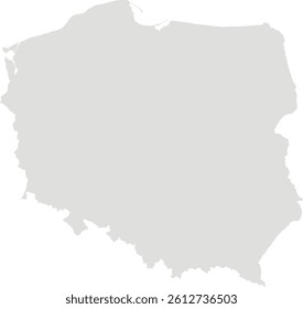 Poland Map And Vector Flag Design Stock Photo