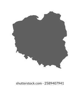 Poland Map ,Poland vector map , globe and icons on