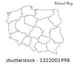 Poland map vector illustration, poland map

