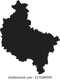 Poland map.
map of Wielkopolskie 