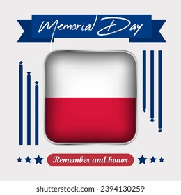 Ilustración vectorial del Día de la Conmemoración de Polonia