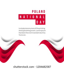 Poland National Day Vector Template Design Illustration