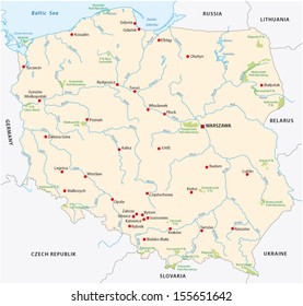 poland national park map