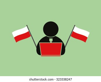 Poland Office Worker