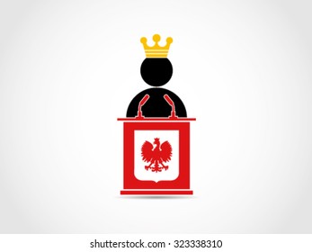 Poland Podium Speech King