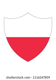 Poland Shield Flag