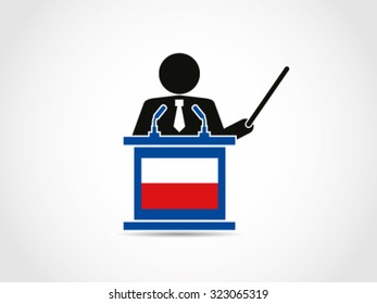 Poland Speech Podium Analyze