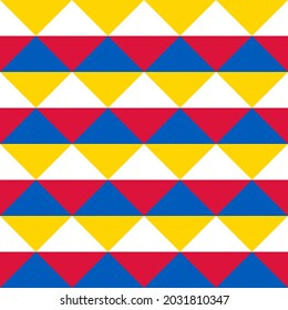poland and ukraine flags ceramic tile pattern. vector illustration. print, cover, paper, decoration, banner, etc
