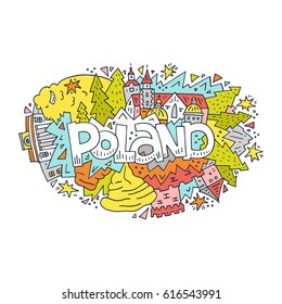 Poland vector illustration.