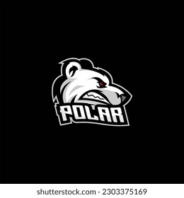 polar angry logo gaming esport design
