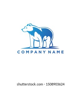 Polar Bear Animal Logo Design