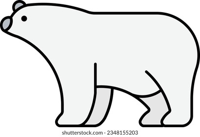 polar bear bear animals mammals zoo Outline