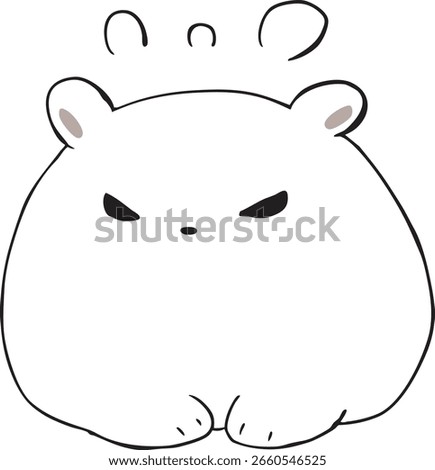 The polar bear apologizes desperately.