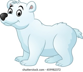 Polar Bear Cartoon Stock Vector (Royalty Free) 459982372 | Shutterstock