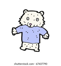 caricatura del oso polar