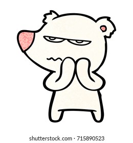 caricatura del oso polar