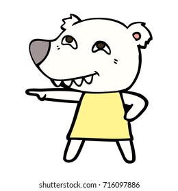 polar bear cartoon