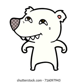 Eisbärenkartoon