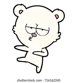 caricatura del oso polar