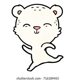 caricatura del oso polar