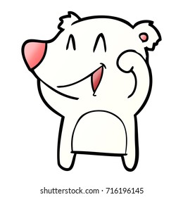 caricatura del oso polar