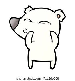 polar bear cartoon