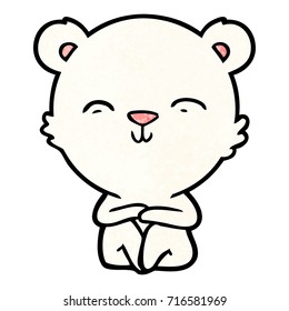 caricatura del oso polar
