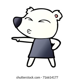polar bear cartoon