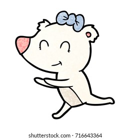 caricatura del oso polar