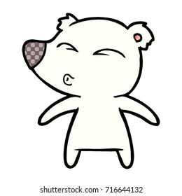 polar bear cartoon