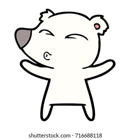polar bear cartoon