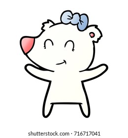 polar bear cartoon
