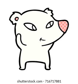 polar bear cartoon