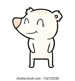 caricatura del oso polar