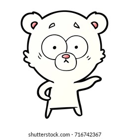 caricatura del oso polar