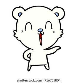 caricatura del oso polar