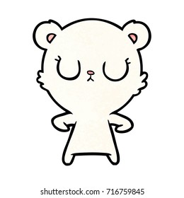 caricatura del oso polar